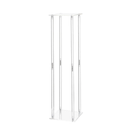 Wedding Flower Stand, 10PCS 80cm Column Flower Stand, Floral Stands with Acrylic Laminate, Cylindrical Cubic V952-HLHJLFT10J806TMWQ001V0