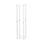 Wedding Flower Stand, 10PCS 80cm Column Flower Stand, Floral Stands with Acrylic Laminate, Cylindrical Cubic V952-HLHJLFT10J806TMWQ001V0
