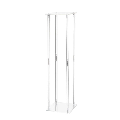 Wedding Flower Stand, 10PCS 80cm Column Flower Stand, Floral Stands with Acrylic Laminate, Cylindrical Cubic V952-HLHJLFT10J806TMWQ001V0
