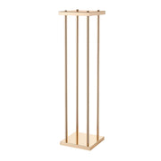 Wedding Flower Stand, 10PCS 80cm Column Flower Stand, Floral Stands with Metal Laminate, Cylindrical Cubic V952-HLHJLFT10J80A3YYA001V0