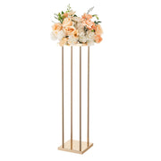 Wedding Flower Stand, 10PCS 80cm Column Flower Stand, Floral Stands with Metal Laminate, Cylindrical Cubic V952-HLHJLFT10J80A3YYA001V0