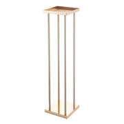 Wedding Flower Stand, 10PCS 80cm Column Flower Stand, Floral Stands with Metal Laminate, Cylindrical Cubic V952-HLHJLFT10J80A3YYA001V0