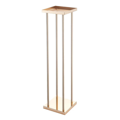 Wedding Flower Stand, 10PCS 80cm Column Flower Stand, Floral Stands with Metal Laminate, Cylindrical Cubic V952-HLHJLFT10J80A3YYA001V0
