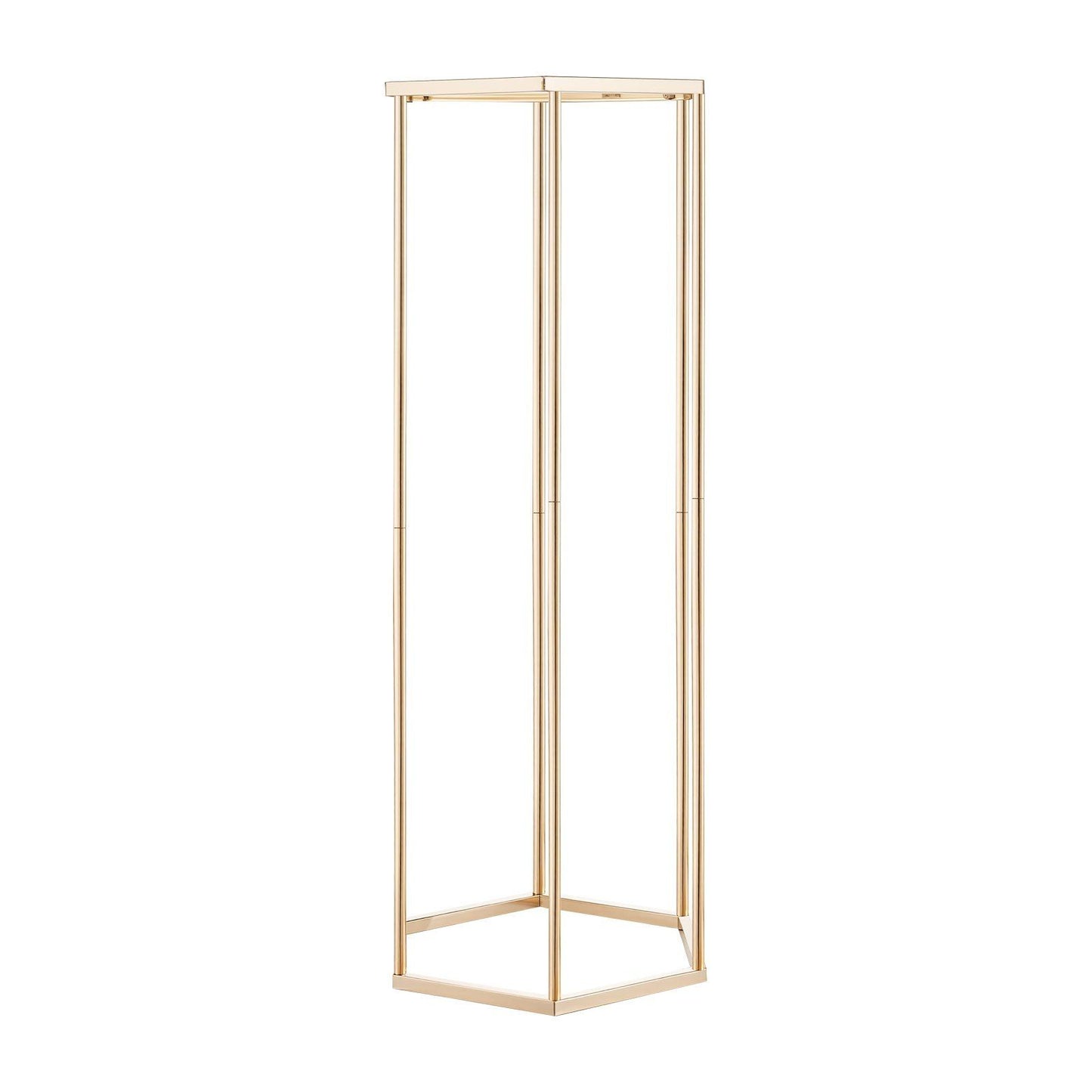 Wedding Flower Stand, 10PCS 80cm Column Flower Stand, Floral Stands with Acrylic Laminate, Hexagonal Cubic V952-HLHJLFT10J80XDSZ1001V0