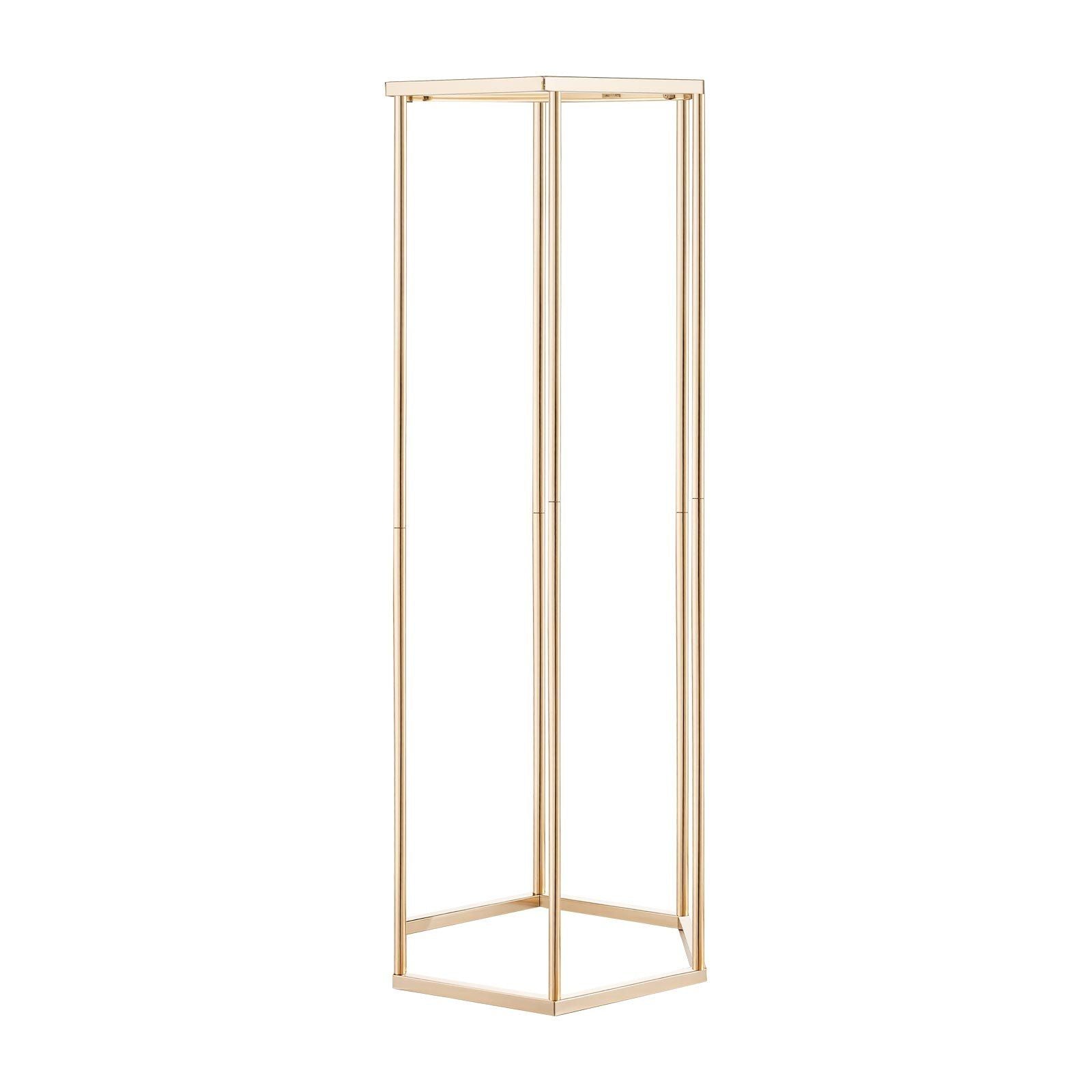 Wedding Flower Stand, 10PCS 80cm Column Flower Stand, Floral Stands with Acrylic Laminate, Hexagonal Cubic V952-HLHJLFT10J80XDSZ1001V0