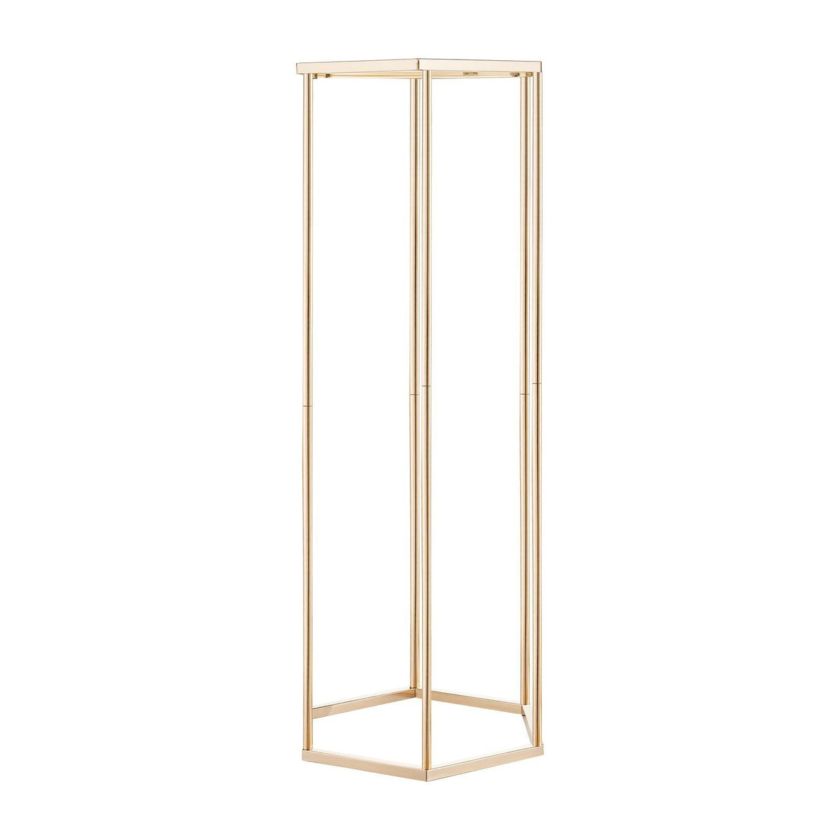 Wedding Flower Stand, 10PCS 80cm Column Flower Stand, Floral Stands with Acrylic Laminate, Hexagonal Cubic V952-HLHJLFT10J80XDSZ1001V0