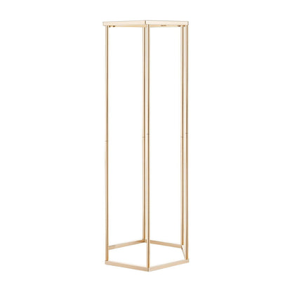 Wedding Flower Stand, 10PCS 80cm Column Flower Stand, Floral Stands with Acrylic Laminate, Hexagonal Cubic V952-HLHJLFT10J80XDSZ1001V0