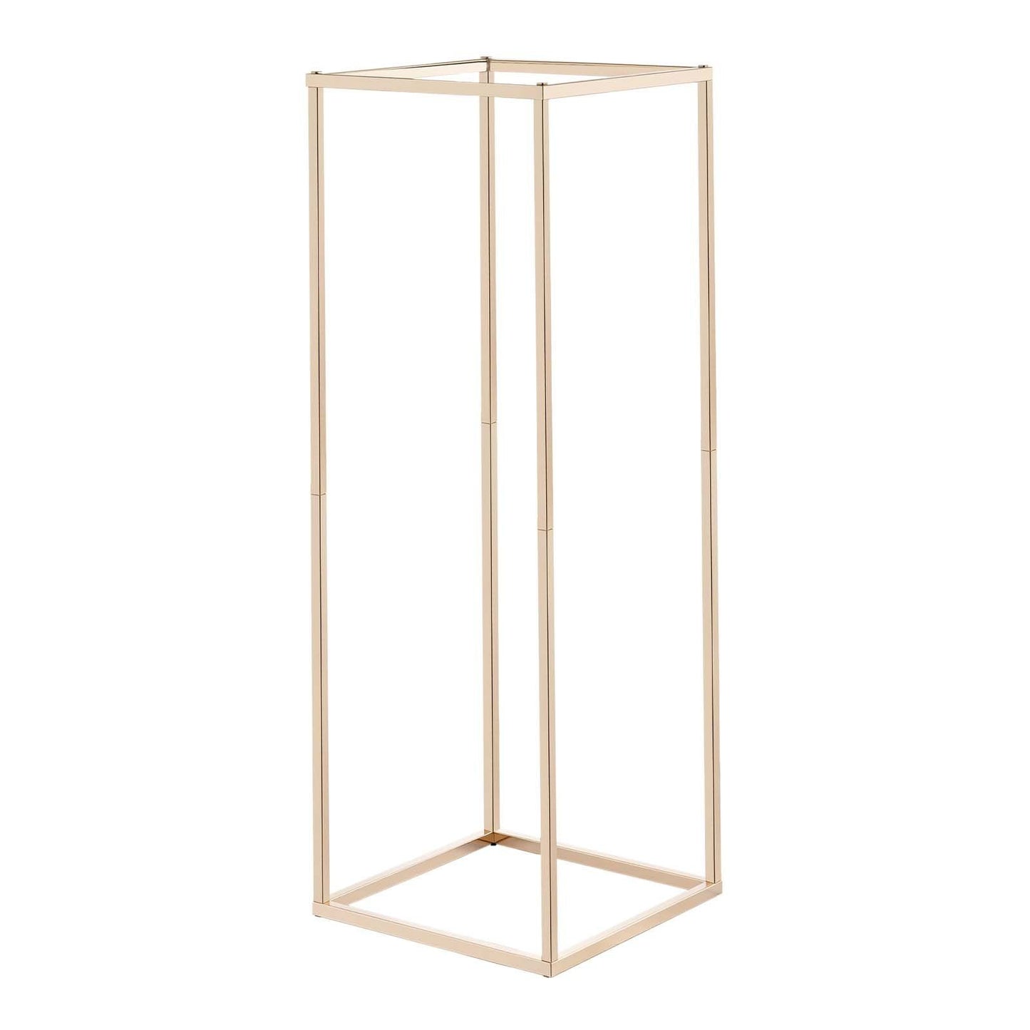 Wedding Flower Stand, 10PCS 80cm Column Flower Stand, Floral Stands with Hidden Screw, Rectangular Cubic V952-HLHJLFT10J80Y446M001V0