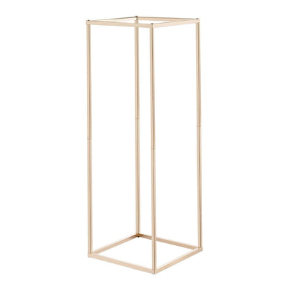 Wedding Flower Stand, 10PCS 80cm Column Flower Stand, Floral Stands with Hidden Screw, Rectangular Cubic V952-HLHJLFT10J80Y446M001V0