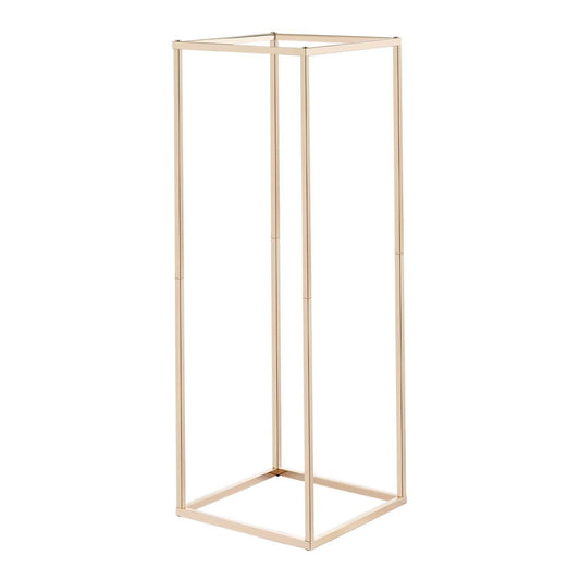 Wedding Flower Stand, 10PCS 80cm Column Flower Stand, Floral Stands with Hidden Screw, Rectangular Cubic V952-HLHJLFT10J80Y446M001V0