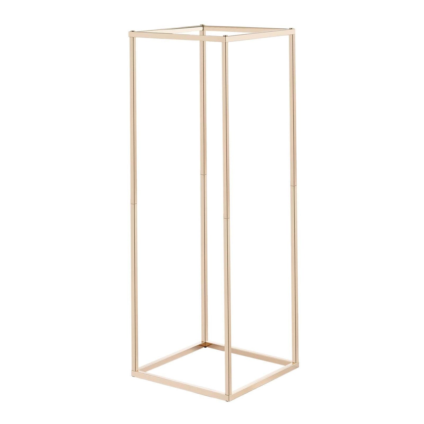 Wedding Flower Stand, 10PCS 80cm Column Flower Stand, Floral Stands with Hidden Screw, Rectangular Cubic V952-HLHJLFT10J80Y446M001V0