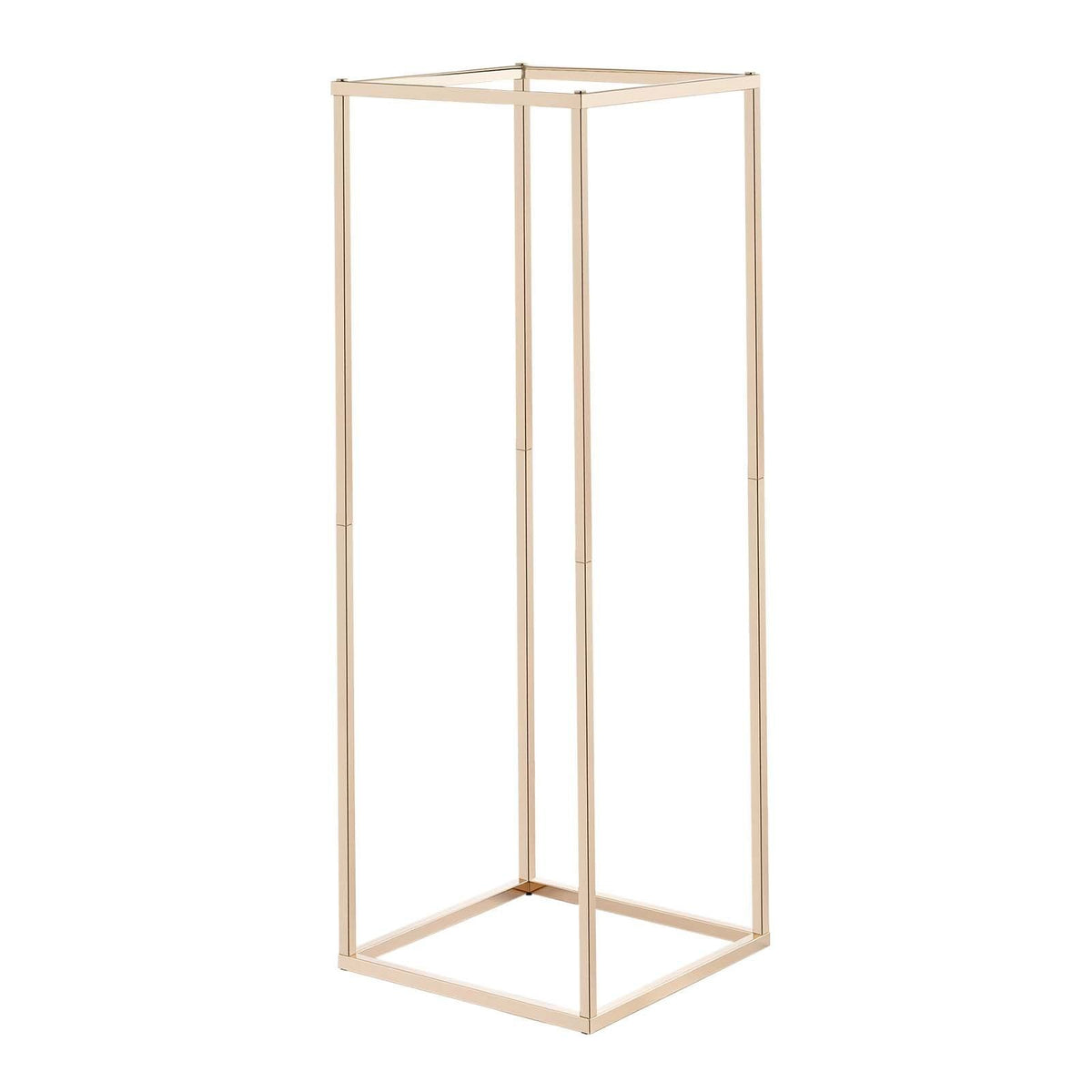 Wedding Flower Stand, 10PCS 80cm Column Flower Stand, Floral Stands with Hidden Screw, Rectangular Cubic V952-HLHJLFT10J80Y446M001V0