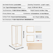 2PCS 31.5inch/80cm High Wedding Flower Stand, With Acrylic Laminate,Metal Vase Column Geometric Centerpiece V952-HLHJLFTJXKYLBM79EV0