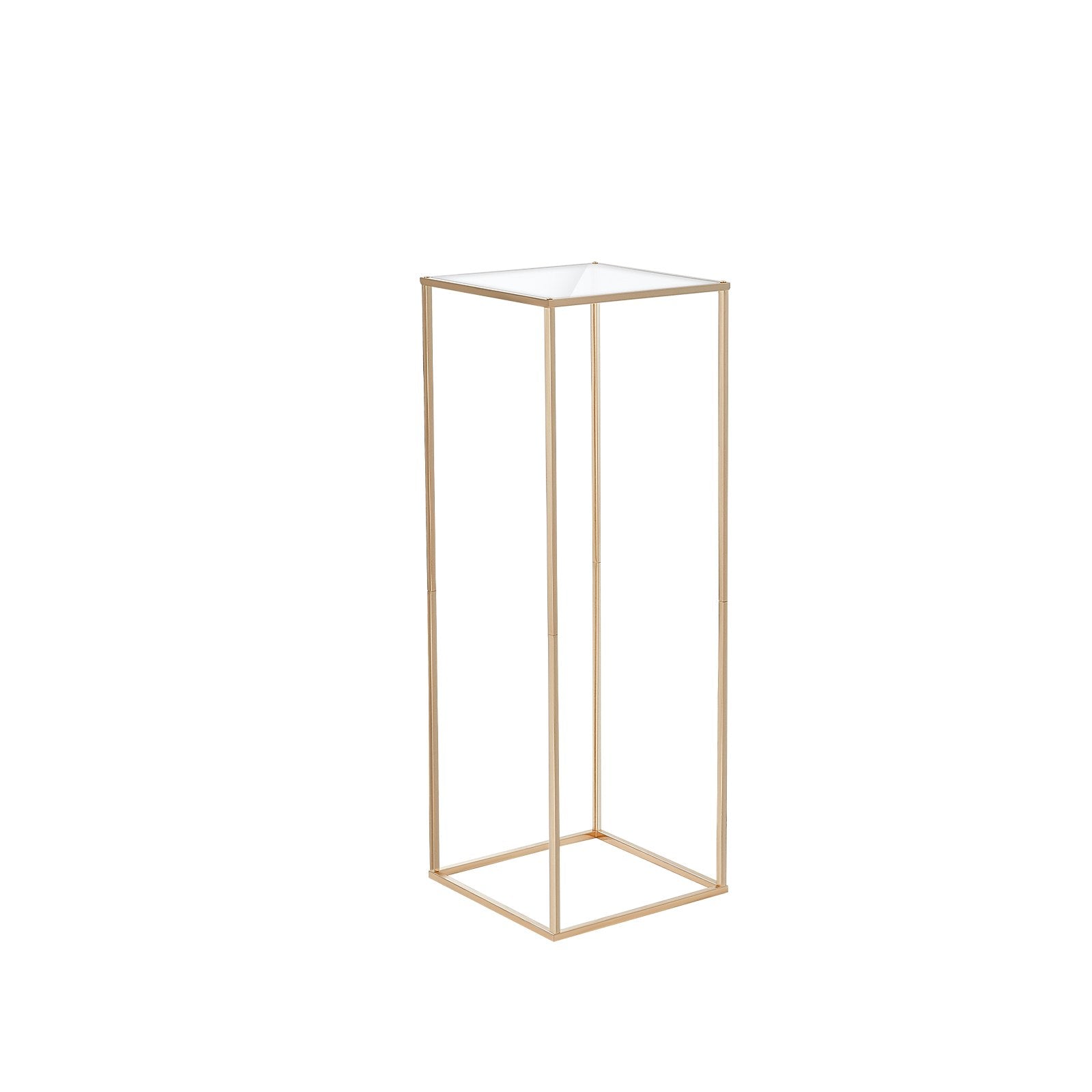 2PCS 31.5inch/80cm High Wedding Flower Stand, With Acrylic Laminate,Metal Vase Column Geometric Centerpiece V952-HLHJLFTJXKYLBM79EV0