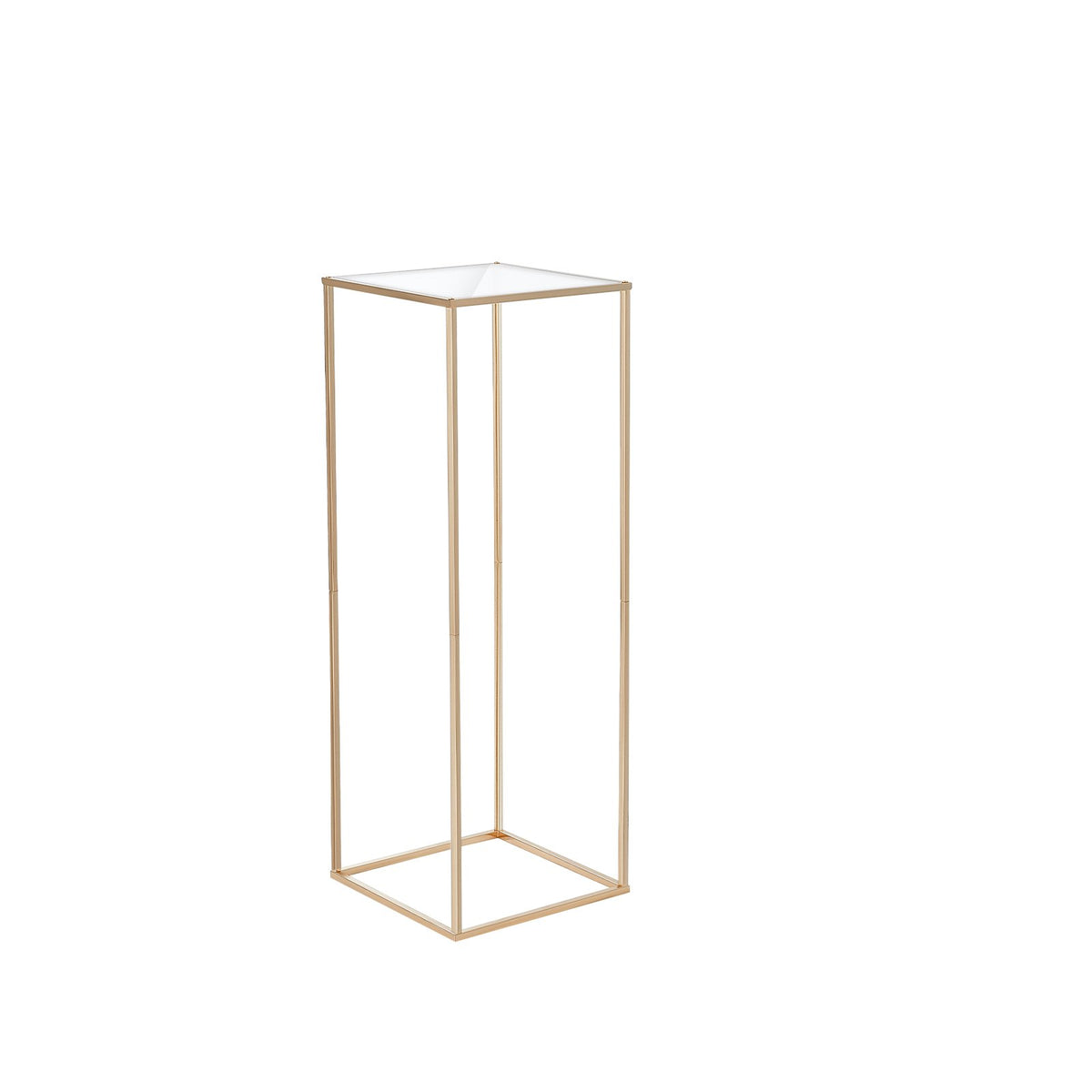 10PCS 31.5inch/80cm High Wedding Flower Stand, With Acrylic Laminate,Metal Vase Column Geometric Centerpiece V952-HLHJLFTJXKYLGS0OLV0