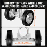 Sliding Gate Kit, 6" Rolling Gate Hardware Kit, Universal Adjustable Sliding Gate Rollers Track Wheels, Heavy V952-HLHMJLJ6INCHO9AC8V0