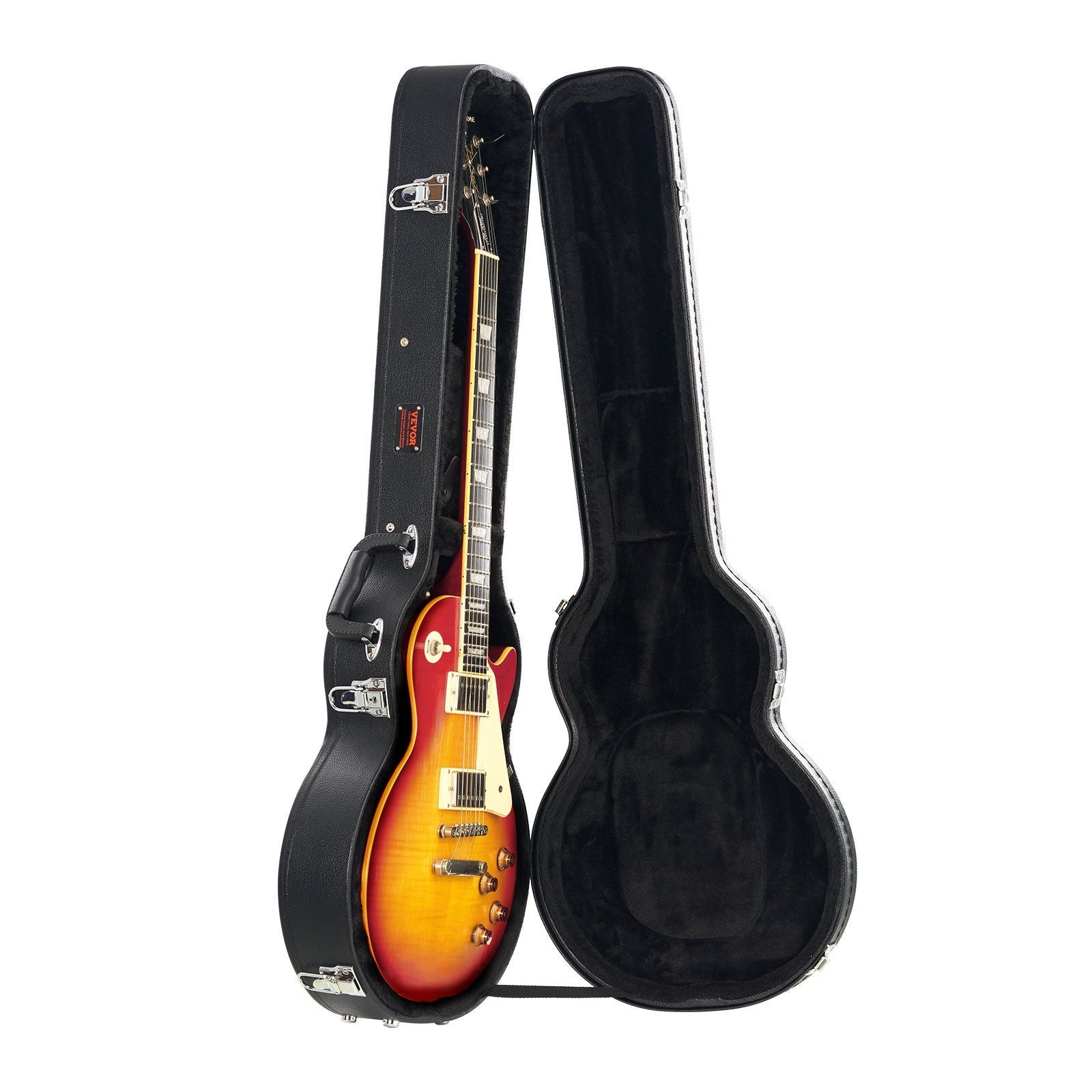 Electric Guitar Hard Case, 1050 mm Gourd-Shaped Guitar Hard Case, With Lock Latch Key Handle, PVC Padding V952-HLXJTYHHLXJH98R2TV0