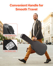 Acoustic Guitar Hard Case 1100 mm With Lock Key And for Acoustic Guitar V952-HLXJTYHHLXJHXE9DEV0
