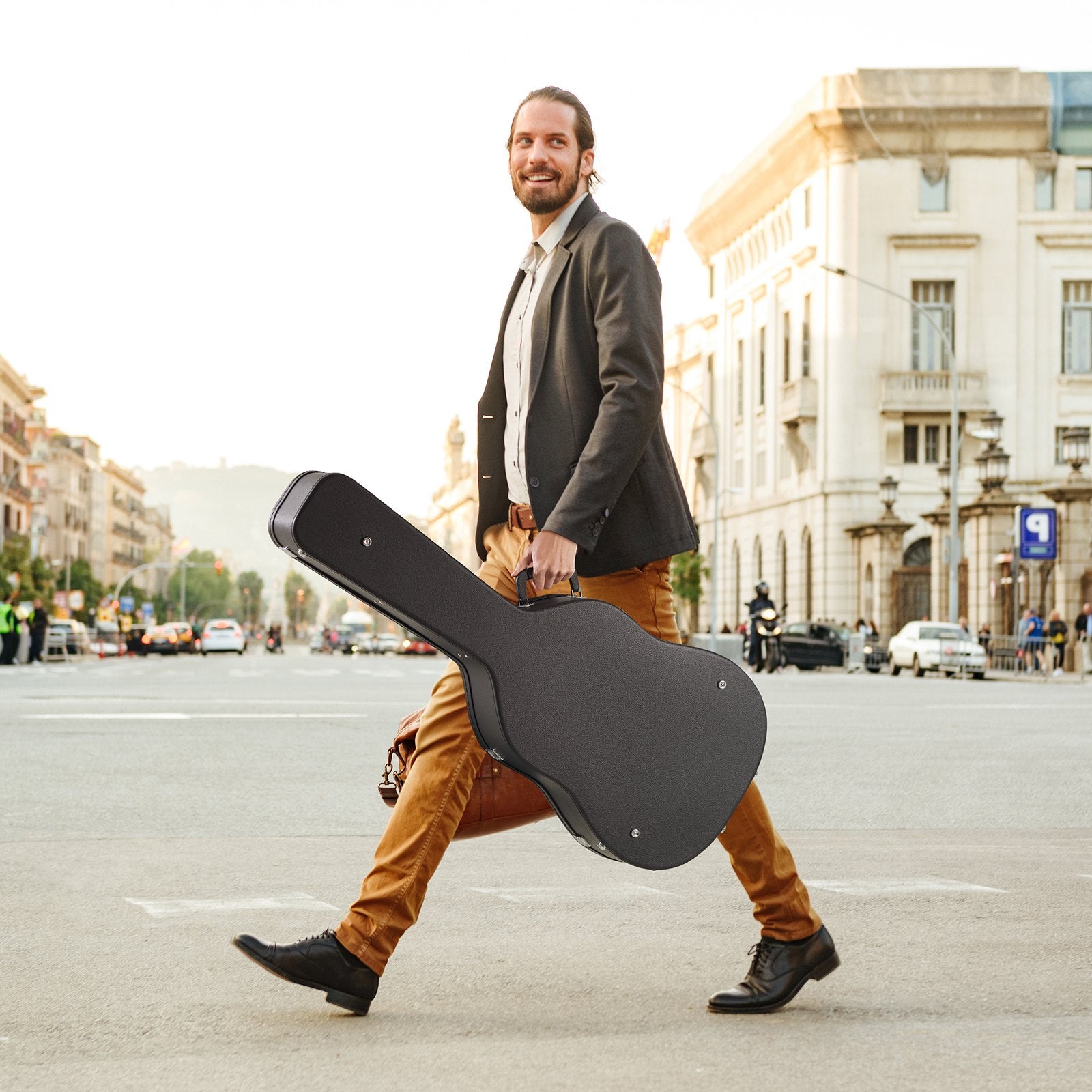 Acoustic Guitar Hard Case 1100 mm With Lock Key And for Acoustic Guitar V952-HLXJTYHHLXJHXE9DEV0