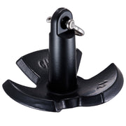 River Anchor, 12 LBS Boat Anchor Cast Iron Black Vinyl-Coated with Shackle, Marine Grade Mushroom Anchor for V952-HMDPZT12B000EDC67V0