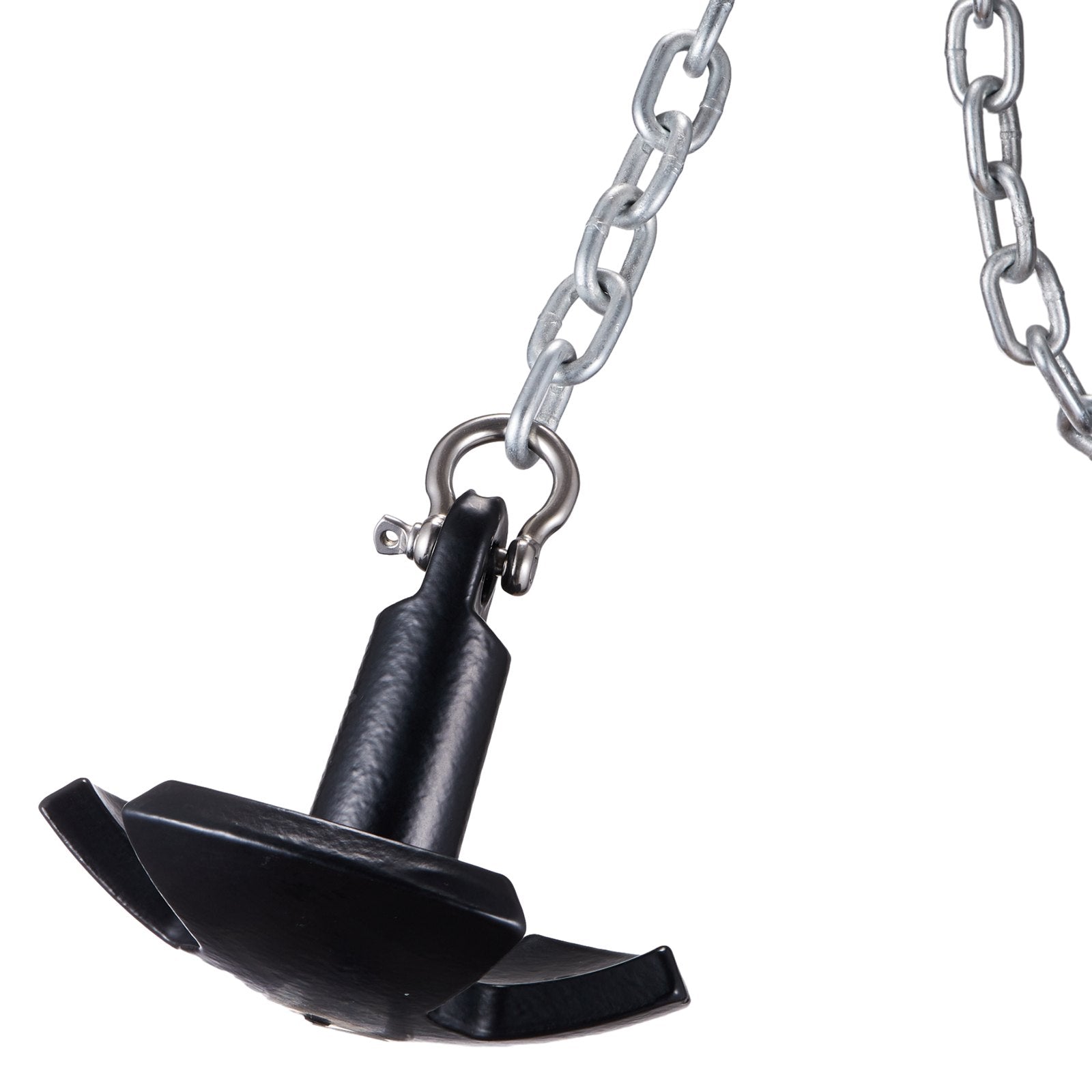 River Anchor, 12 LBS Boat Anchor Cast Iron Black Vinyl-Coated with Shackle, Marine Grade Mushroom Anchor for V952-HMDPZT12B000EDC67V0