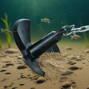 River Anchor 30LB Boat Anchor Cast Iron Black Vinyl-Coated Mushroom Anchor V952-HMDPZT30B000V24ZDV0