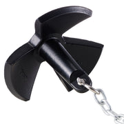 River Anchor 30LB Boat Anchor Cast Iron Black Vinyl-Coated Mushroom Anchor V952-HMDPZT30B000V24ZDV0