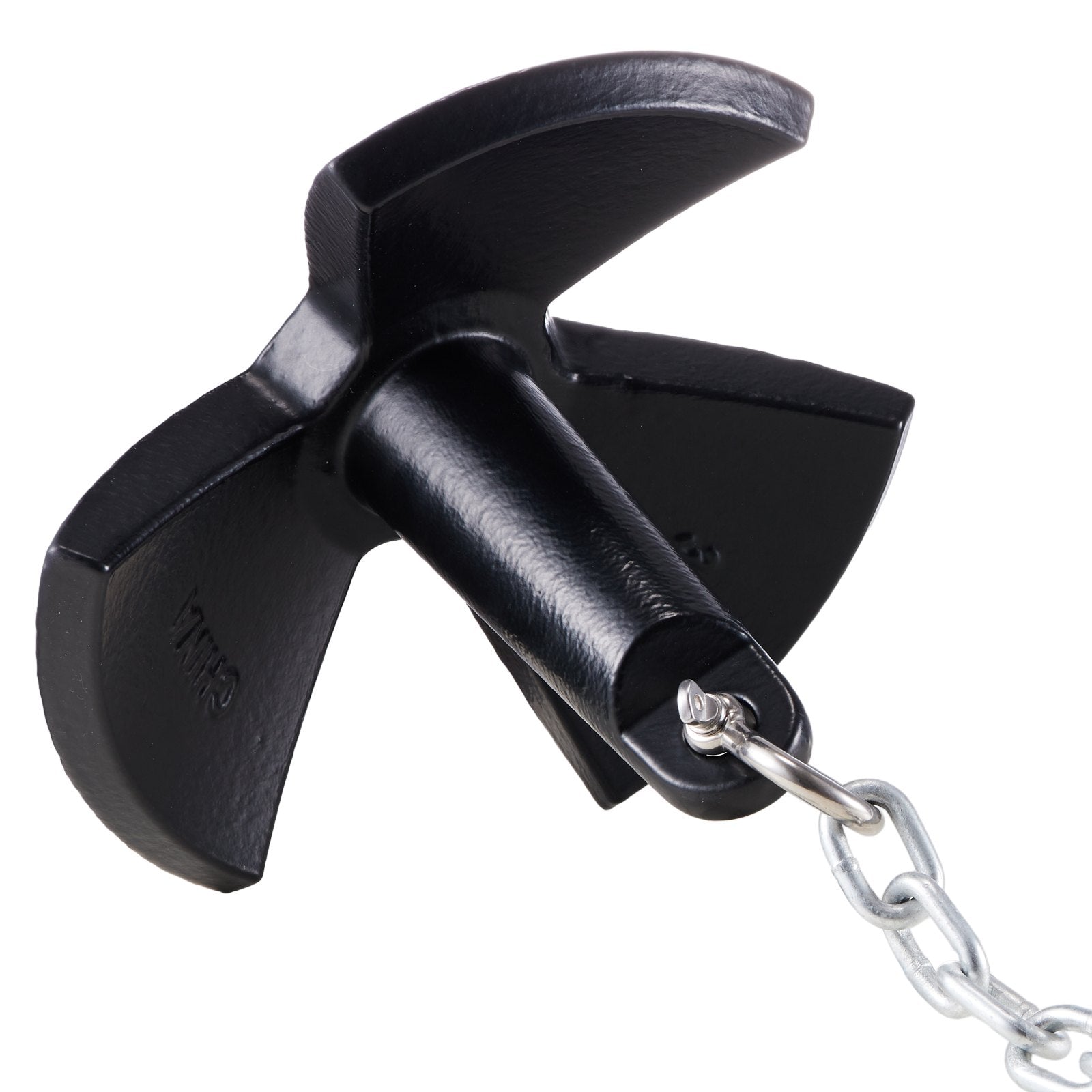 River Anchor 30LB Boat Anchor Cast Iron Black Vinyl-Coated Mushroom Anchor V952-HMDPZT30B000V24ZDV0