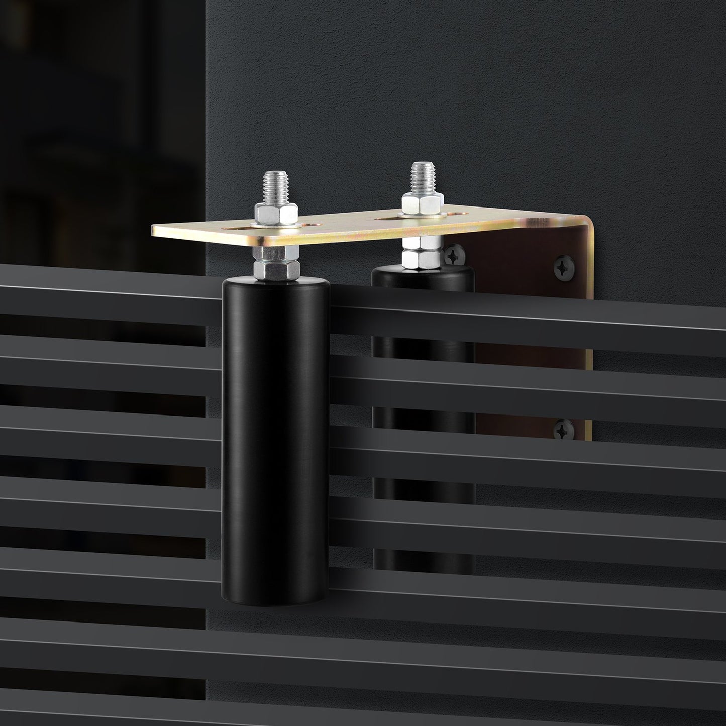 Sliding Gate Kit 6" Rolling Hardware with L-Bracket Adjustable for Door V952-HMDXLHSKDJZJ0Y2M7V0