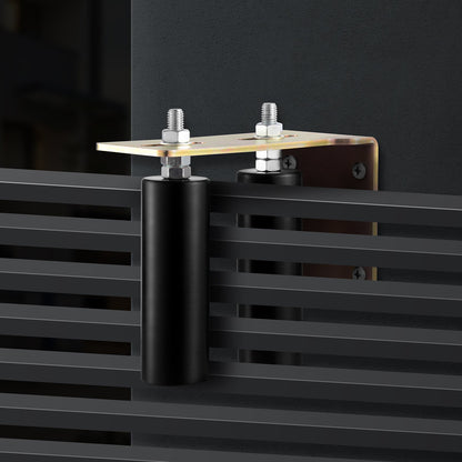Sliding Gate Kit 6" Rolling Hardware with L-Bracket Adjustable for Door V952-HMDXLHSKDJZJ0Y2M7V0