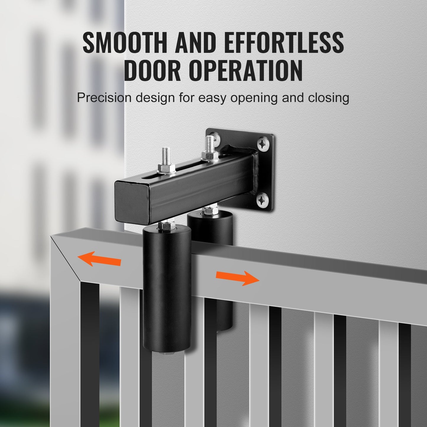 Sliding Gate Kit 6" Rolling Hardware with T-Bracket Adjustable for Door V952-HMDXLKDJZJZJYU354V0