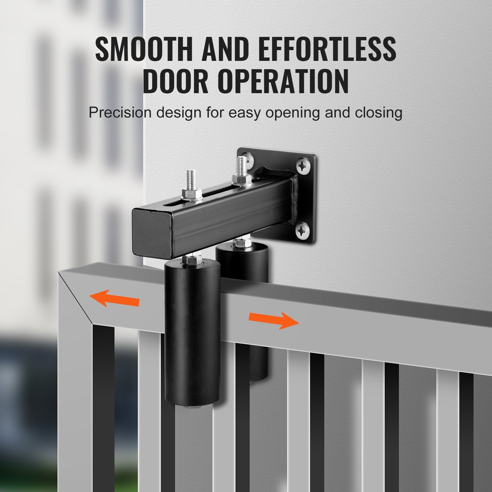 Sliding Gate Kit 6" Rolling Hardware with T-Bracket Adjustable for Door V952-HMDXLKDJZJZJYU354V0