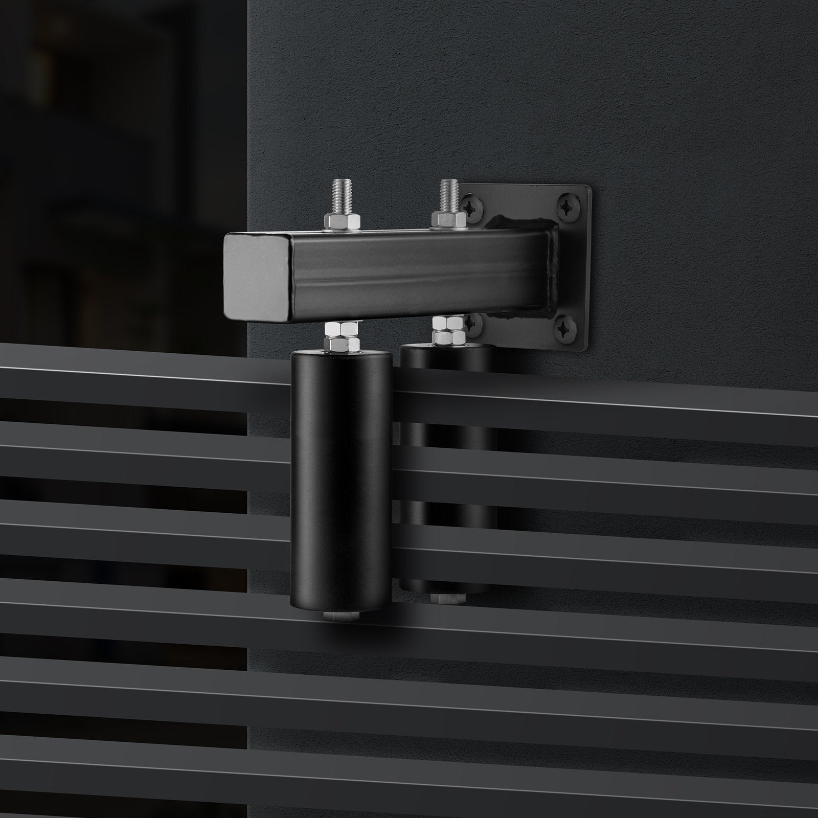 Sliding Gate Kit 6" Rolling Hardware with T-Bracket Adjustable for Door V952-HMDXLKDJZJZJYU354V0