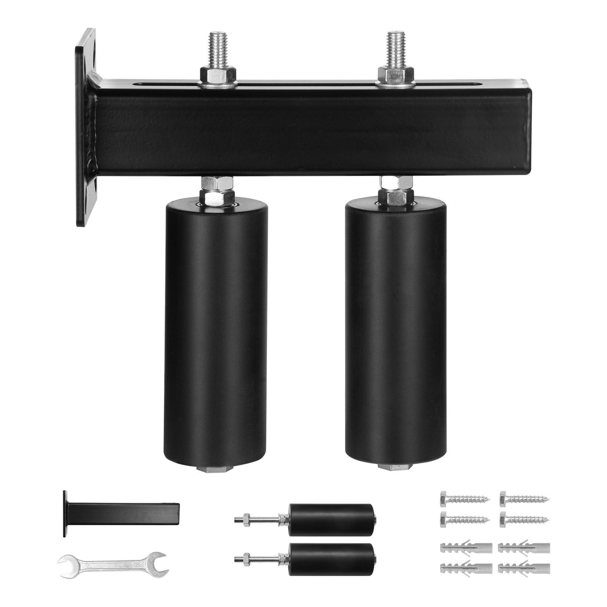 Sliding Gate Kit 6" Rolling Hardware with T-Bracket Adjustable for Door V952-HMDXLKDJZJZJYU354V0