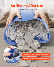 18.9L Bucket Liner for Concrete Mix, Reusable Silicone Mortar Bucket Liner for Thinset Paint Concrete Epoxy V952-HNTJBTFYCXTN39KGL001V0