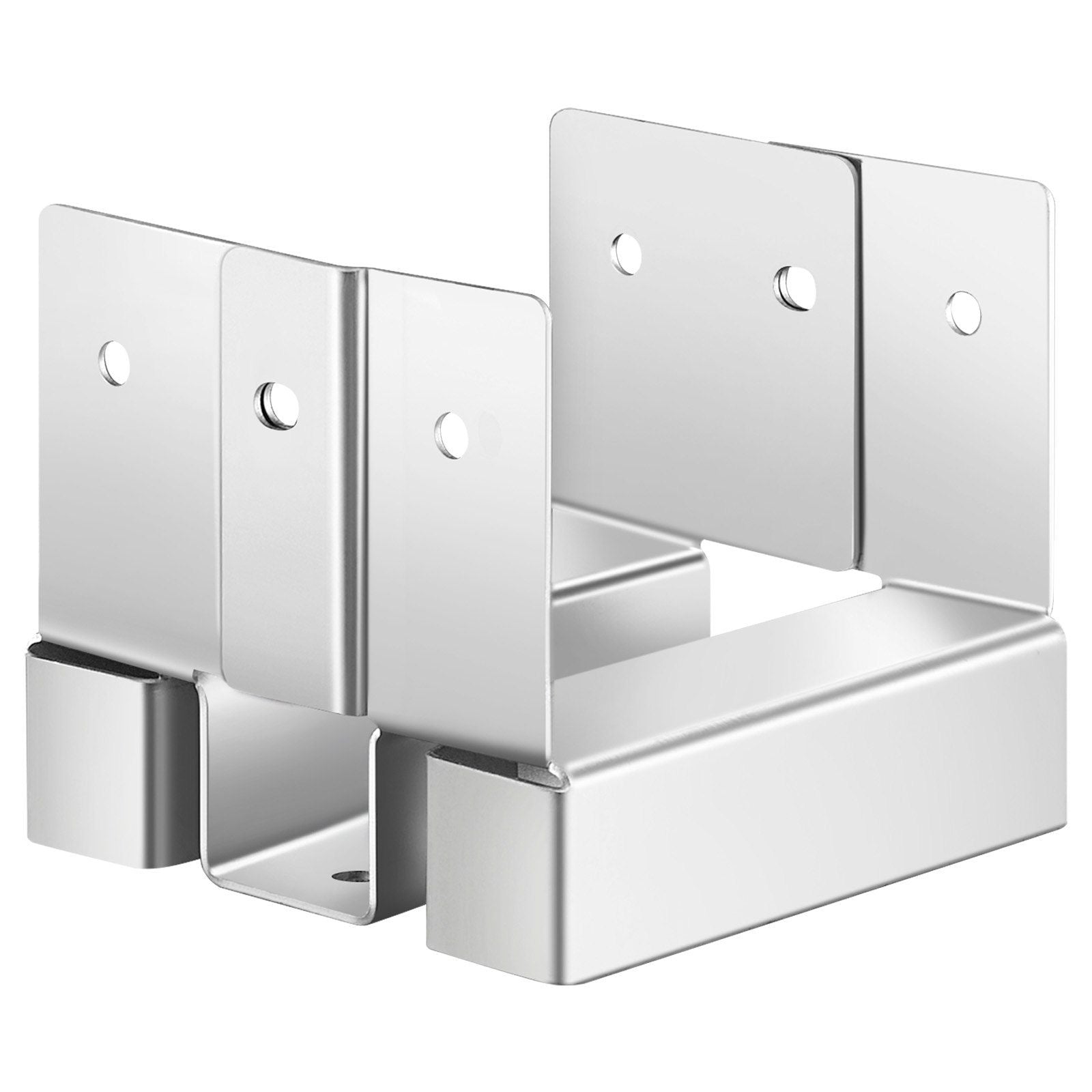 4x4 Post Base 10 Pcs, Inner Size 3.53x3.56inch/89.6x90.5mm Concrete Post Anchor, Heavy-Duty Zinc-Plated V952-HNTJZ44YC10JREKGG001V0