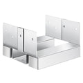 6x6 Post Base 10 Pcs, Inner Size 5.49x5.57inch/139.5x141.5mm Concrete Post Anchor, Heavy-Duty Zinc-Plated V952-HNTJZ66YC10JO06CH001V0
