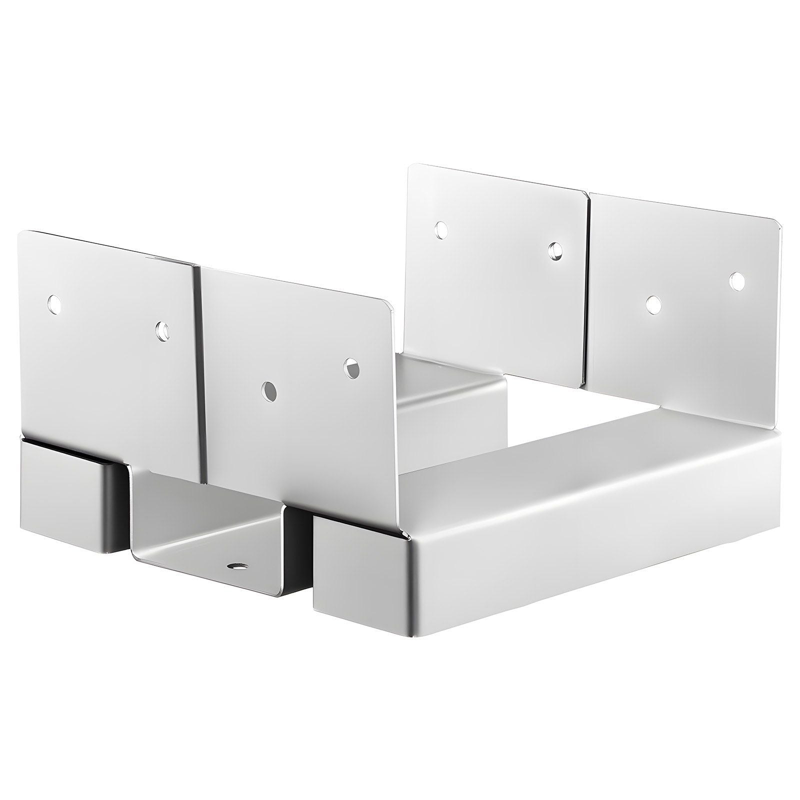 6x6 Post Base 10 Pcs, Inner Size 5.49x5.57inch/139.5x141.5mm Concrete Post Anchor, Heavy-Duty Zinc-Plated V952-HNTJZ66YC10JO06CH001V0