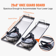 Concrete Knee Boards Stainless Steel, 30'' x 8'' Concrete Sliders, Knee Boards For Concrete, Concrete Knee V952-HNTXGB30X80000001V0