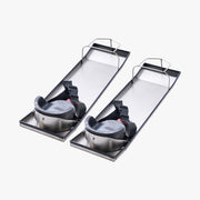 Concrete Knee Boards Stainless Steel, 30'' x 8'' Concrete Sliders, Knee Boards For Concrete, Concrete Knee V952-HNTXGB30X80000001V0