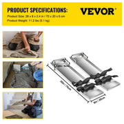 Concrete Knee Boards 70cm x 20cm Slider Knee Boards, Kneeler Board Stainless Steel Kneeboards, Concrete V952-HNTXGB30X8WHD0001V0