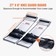 Concrete Knee Boards Stainless Steel, 28'' x 8'' Concrete Sliders, Knee Boards For Concrete, Concrete Knee V952-HNTXGBBXGHBDO21DGV0
