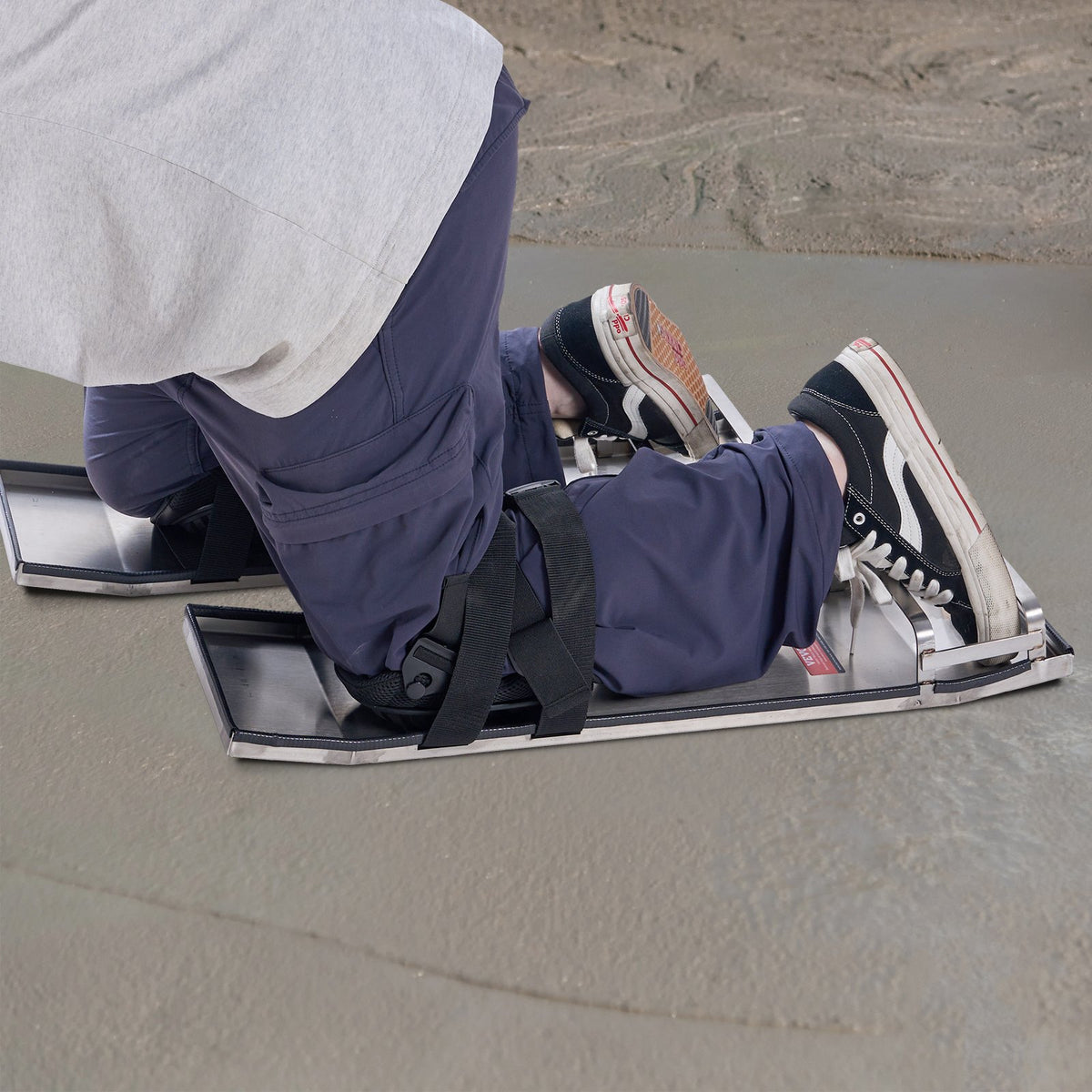Concrete Knee Boards Stainless Steel, 28'' x 8'' Concrete Sliders, Knee Boards For Concrete, Concrete Knee V952-HNTXGBBXGHBDO21DGV0