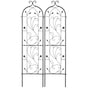 2 Packs Metal Garden Trellis for Climbing Plant Support 60x15 in Rustproof V952-HPJHX2JTH60WT4XPAV0