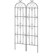 2 Packs Metal Garden Trellis for Climbing Plant Support 87x20 in Rustproof V952-HPJHX2JTH87W13N5YV0