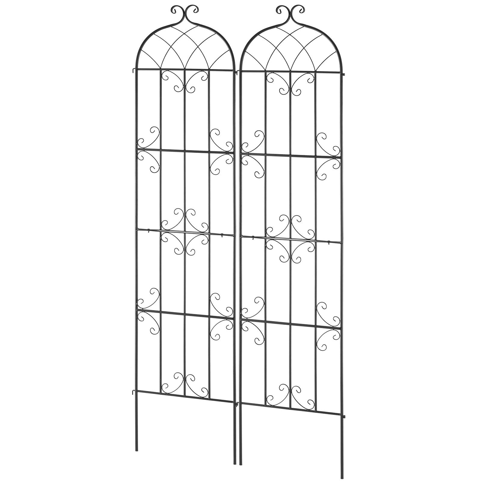 2 Packs Metal Garden Trellis for Climbing Plant Support 87x20 in Rustproof V952-HPJHX2JTH87W13N5YV0