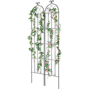 2 Packs Metal Garden Trellis for Climbing Plant Support 87x20 in Rustproof V952-HPJHX2JTH87W13N5YV0