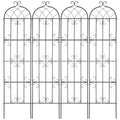 Garden Trellis for Climbing Plants, 87 x 20 in, 4 Packs Rustproof Metal Garden Flower Trellis, Outdoor V952-HPJHX4JTH87W88ZO1V0