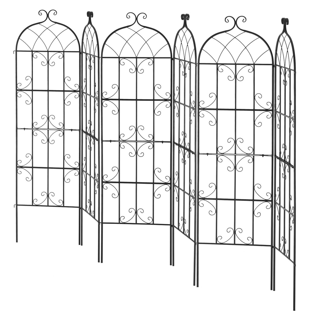 4 Packs Metal Garden Trellis for Climbing Plant Support 71x20 in Rustproof V952-HPJHX6JTH71WWTFZ4V0