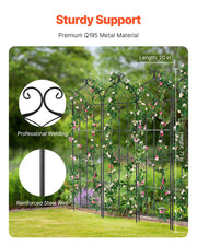 4 Packs Metal Garden Trellis for Climbing Plant Support 71x20 in Rustproof V952-HPJHX6JTH71WWTFZ4V0